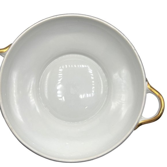 Noritake Chelsea Pattern 71432 Serving Bowl Roses Flowers Leaves Gold Details Ge - Picture 8 of 8